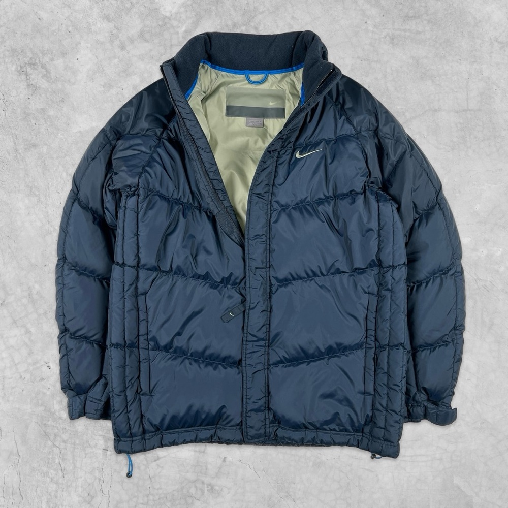 NDS - Vintage Nike Puffer Jacket - Navy Blue - Picture 2 of 6